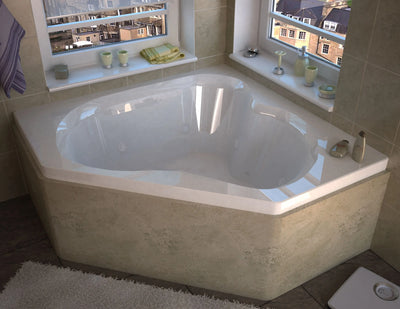 Atlantis Whirlpools Cascade 60 x 60 Corner Drop-In Bathtub SW Corp