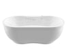 Atlantis Whirlpools Embrace 71 x 34 Oval Freestanding Bathtub SW Corp