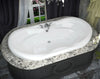 Atlantis Whirlpools Indulgence 41 x 70 Oval Drop-In Whirlpool Bathtub SW Corp