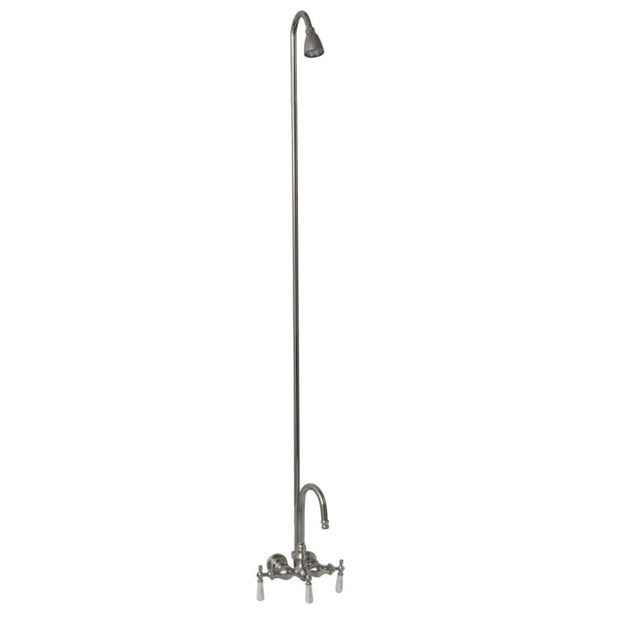 BARCLAY PRODUCTS 4013 TUB FILLER WITH DIVERTER - Code Gooseneck Spout, Includes Plastic Shower Head Barclay Products