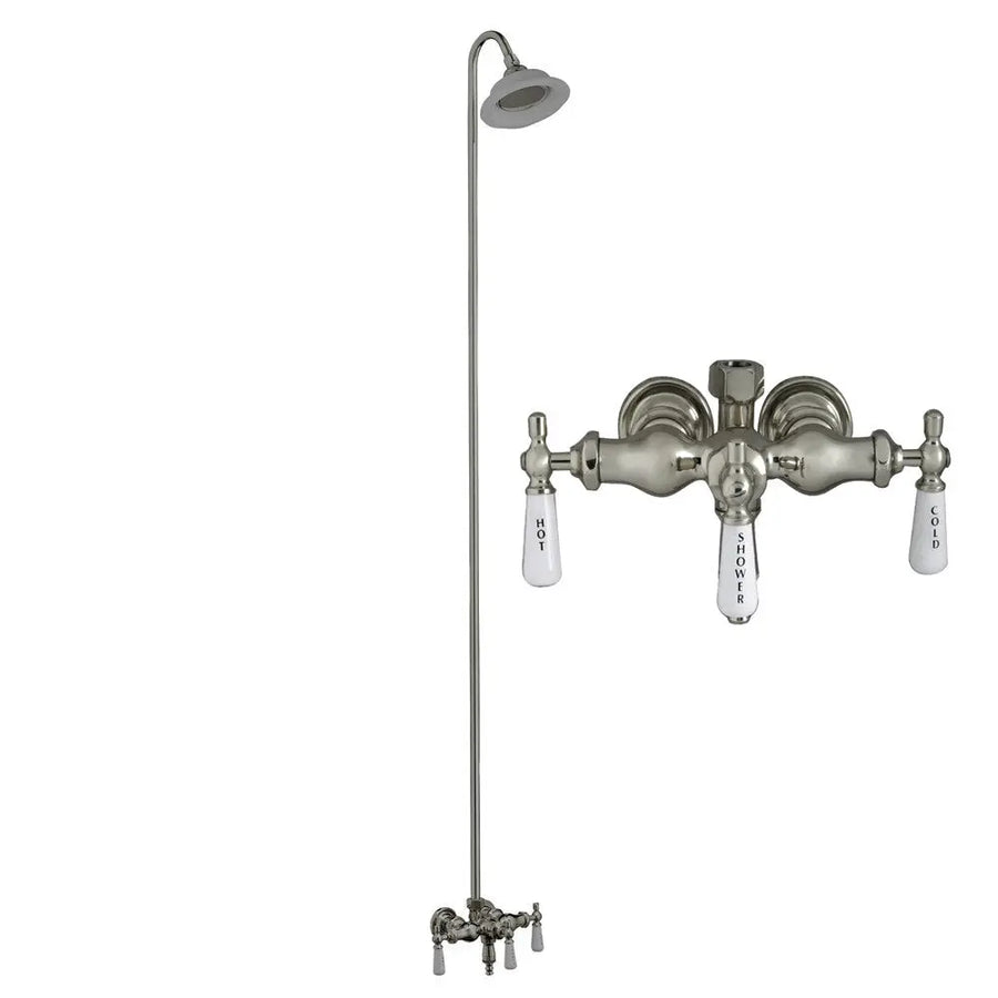 BARCLAY PRODUCTS 4031 TUB FILLER WITH DIVERTER - Old Style Spigot, Sunflower Shower Head Included Barclay Products