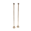 Barclay 5577 Straight Bath Supply - Plated Locknuts, Brass Locknuts, Supply Tubes Barclay Products