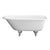 Barclay Abbey 48" Cast Iron Roll Top Small Clawfoot Tub