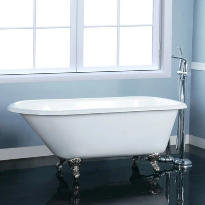 Barclay - Antonio 55" Cast Iron Roll Top Freestanding Tub - CTRH54-WH Barclay Products