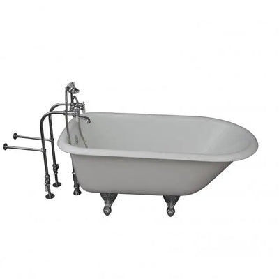 Barclay Antonio 55″ Cast Iron Roll Top Tub Kit