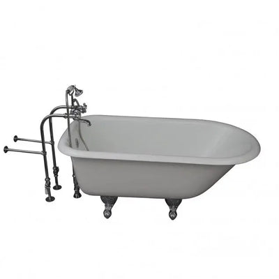 Barclay Antonio 55″ Cast Iron Roll Top Tub Kit