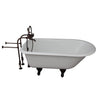 Barclay Antonio 55″ Cast Iron Roll Top Tub Kit