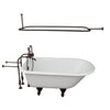 Barclay Antonio 55″ Cast Iron Roll Top Tub Kit Barclay Products