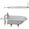 Barclay Antonio 55″ Cast Iron Roll Top Tub Kit Barclay Products