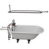 Barclay Antonio 55″ Cast Iron Roll Top Tub Kit Barclay Products