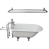 Barclay Antonio 55″ Cast Iron Roll Top Tub Kit