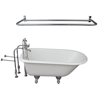 Barclay Antonio 55″ Cast Iron Roll Top Tub Kit