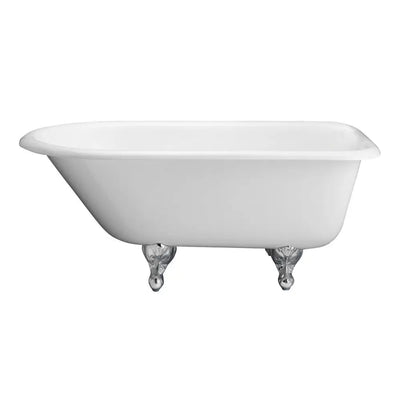 Barclay Aristo 55" Cast Iron Roll Top Freestanding Tub - CTR7H54