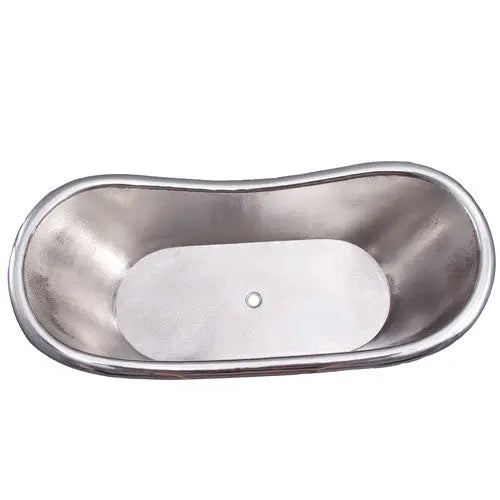 Barclay Ashton 72" Copper Double Slipper Freestanding Tub COTDSN72P-CN Barclay Products