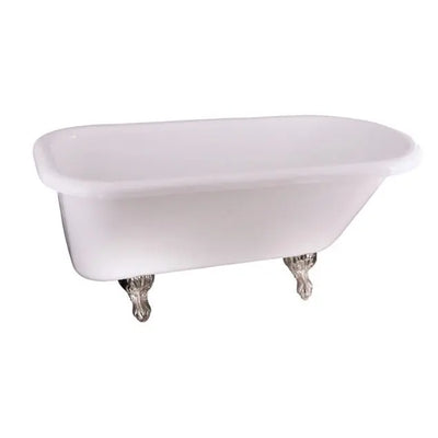 Barclay Asia 67" Acrylic Roll Top Freestanding Bathtub ADTR67-WH