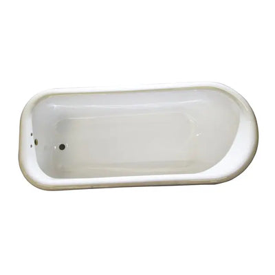 Barclay Asia 67" Acrylic Roll Top Freestanding Bathtub ADTR67-WH Barclay Products