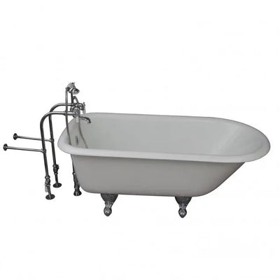 Barclay Bartlett 60″ Cast Iron Roll Top Tub Kit