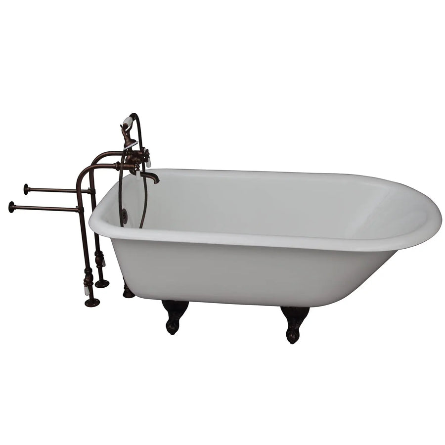 Barclay Bartlett 60″ Cast Iron Roll Top Tub Kit