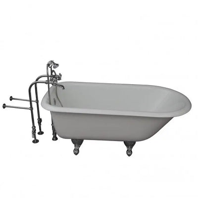 Barclay Bartlett 60″ Cast Iron Roll Top Tub Kit