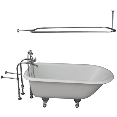 Barclay Bartlett 60″ Cast Iron Roll Top Tub Kit