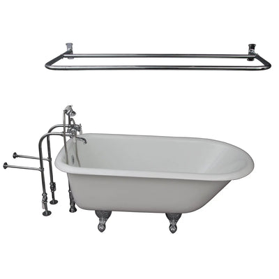 Barclay Bartlett 60″ Cast Iron Roll Top Tub Kit