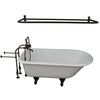 Barclay Bartlett 60″ Cast Iron Roll Top Tub Kit Barclay Products