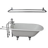 Barclay Bartlett 60″ Cast Iron Roll Top Tub Kit