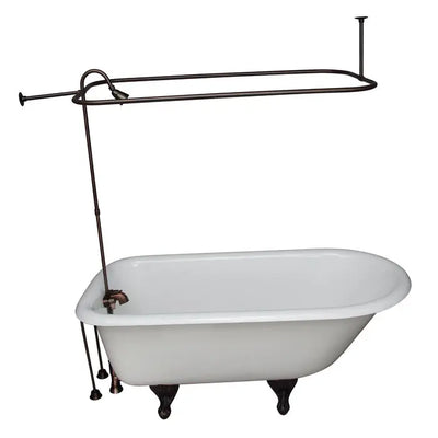 Barclay Bartlett 60" Cast Iron Roll Top Tub Kit-Oil Rubbed Bronze Accessories Barclay Products