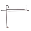 Barclay Bartlett 60" Cast Iron Roll Top Tub Kit-Oil Rubbed Bronze Accessories Barclay Products