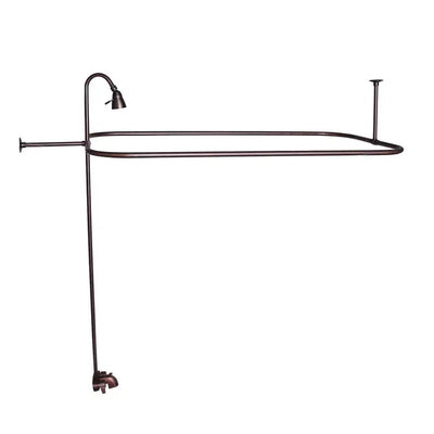 Barclay Bartlett 60" Cast Iron Roll Top Tub Kit-Oil Rubbed Bronze Accessories Barclay Products