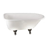 Barclay Bartlett Cast Iron Roll Top Freestanding Tub