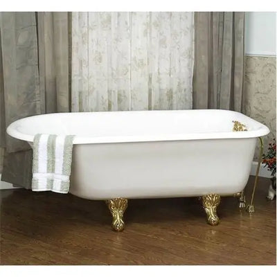 Barclay Beecher Premium Cast Iron Roll Top Clawfoot Freestanding Tub Barclay Products