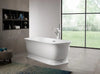 Barclay - Bethany 59" Acrylic Freestanding Tub with Integral Drain - ATDNB59IG Barclay Products