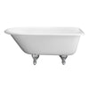 Barclay Brocton 65" Cast Iron Roll Top Freestanding Tub