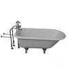 Barclay Brocton 68″ Cast Iron Roll Top Tub Kit