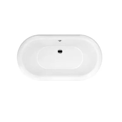 Barclay - Carlotta 61" Acrylic Double Roll Top Tub on Base - ATDRN63B-WH Barclay Products