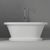 Barclay - Carrie 57" Acrylic Double Roll Top Tub on Base - ATDRNTD59B-WH Barclay Products