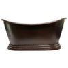 Barclay - Celaya 66" Copper Double Slipper Tub - COTDSN66M-MF Barclay Products