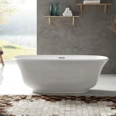 Barclay - Celeste 67" Acrylic Tub with Integral Drain and Overflow - ATDN67IG Barclay Products