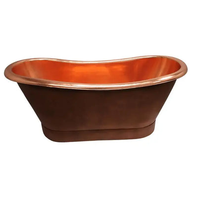 Barclay Chopin COTDSN70B-SAP Double Slipper Freestanding Tub With Base Barclay Products