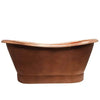 Barclay Chopin COTDSN70B-SAP Double Slipper Freestanding Tub With Base Barclay Products
