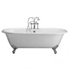 Barclay Columbus 61″ Cast Iron Double Roll Top Tub Kit