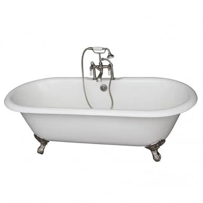 Barclay Columbus 61″ Cast Iron Double Roll Top Tub Kit