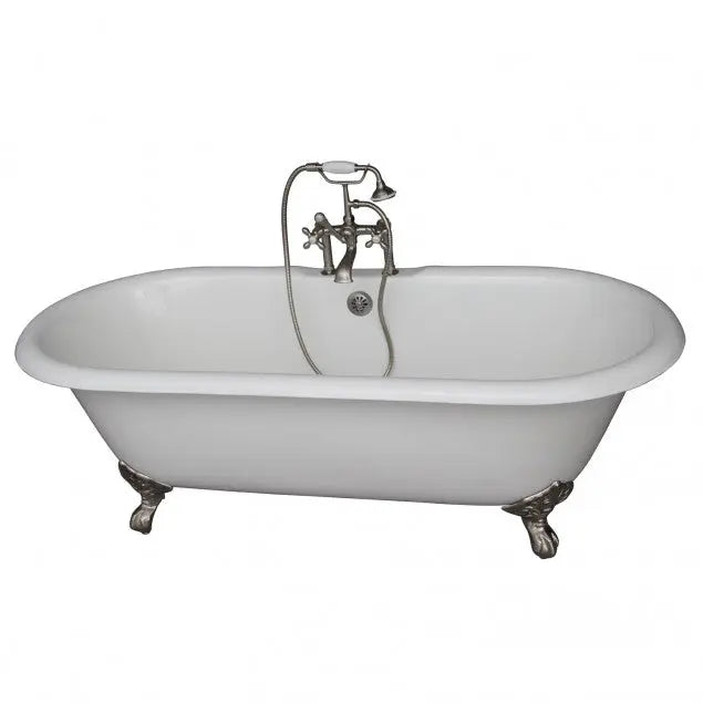 Barclay Columbus 61″ Cast Iron Double Roll Top Tub Kit