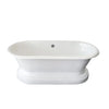 Barclay Columbus 61" Cast Iron Double Roll Top on Base Barclay Products