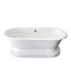 Barclay Columbus 61" Cast Iron Double Roll Top on Base Barclay Products