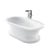 Barclay - Cordoba 71" Acrylic Double Roll Top Tub on Base - ATDR7H71BB-WH