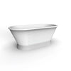 Barclay - Coventry 66" Acrylic Tub with Integrated Drain and Overflow - ATDRN66B-WH Barclay Products