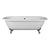 Barclay Duet Cast Iron Double Roll Top Freestanding Tub