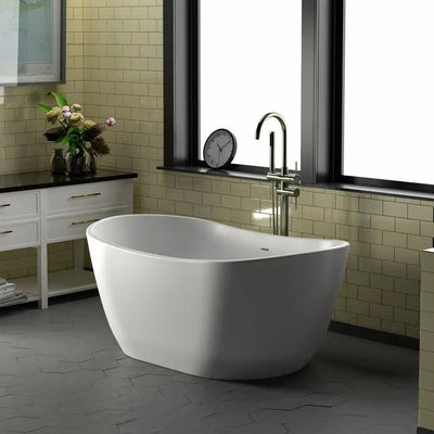 Barclay - Edison 56" Resin Freestanding Tub - RTDSN56-OF Barclay Products